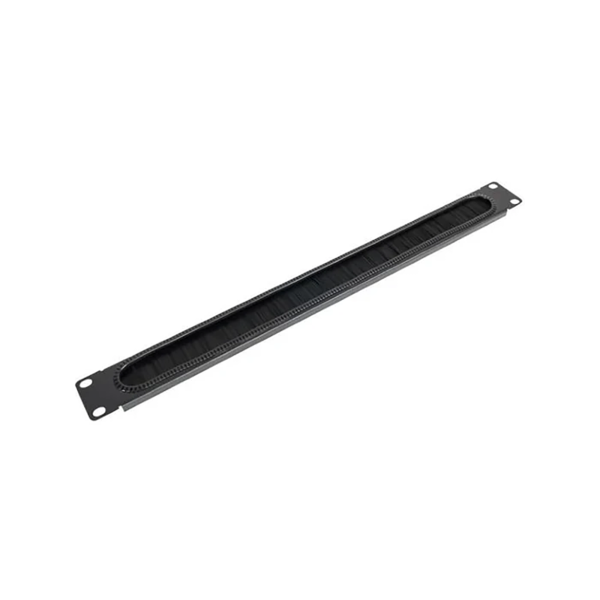 Zone 1U Extended Black Brush Panel