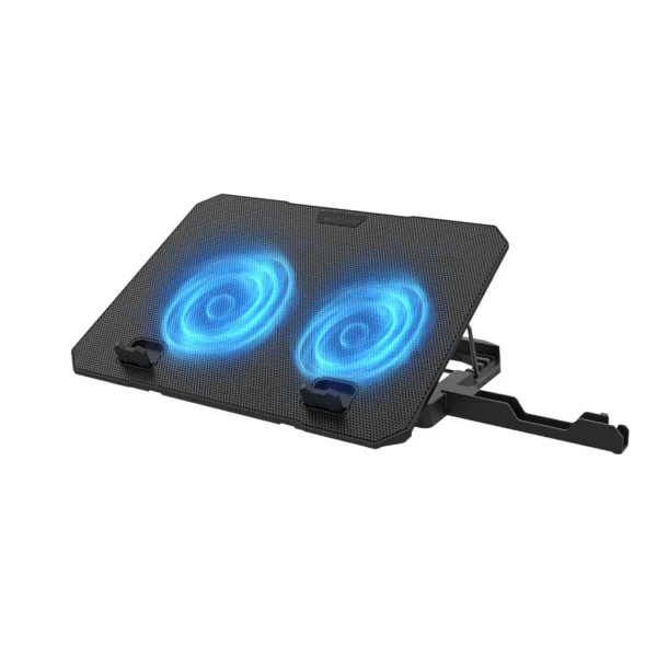 Laptop Cooling Pad l 15.6″ l 2 x 120mm Fan l Led l 4 Level –LCP152