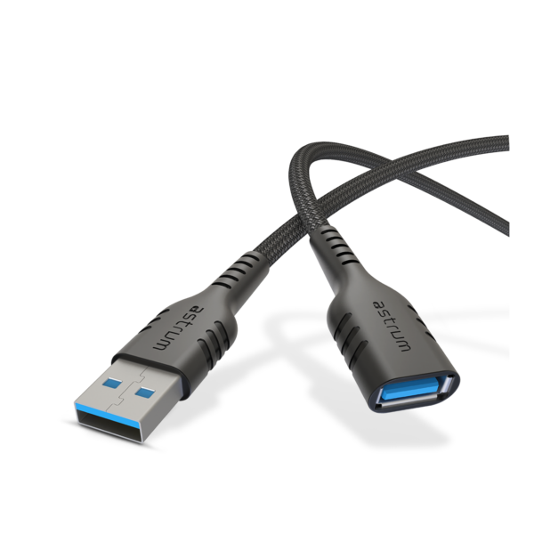 Astrum USB 3.0 Extension Cable, USB-A Male to Female, 5Gbps, 2.0m – UAF30B
