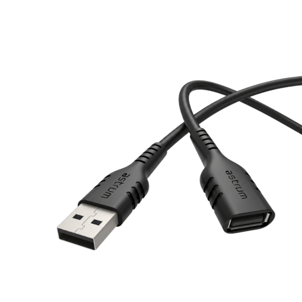 Astrum USB 2.0 USB-A Extension Compatible Cable, 480Mbps, 2.0m - UAF20