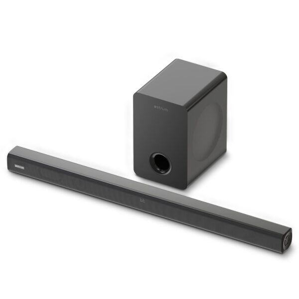 Astrum 2.1 Soundbar 80W RMS, HDMI ARC, Optical, BT 5.4, Wired Sub – SM510