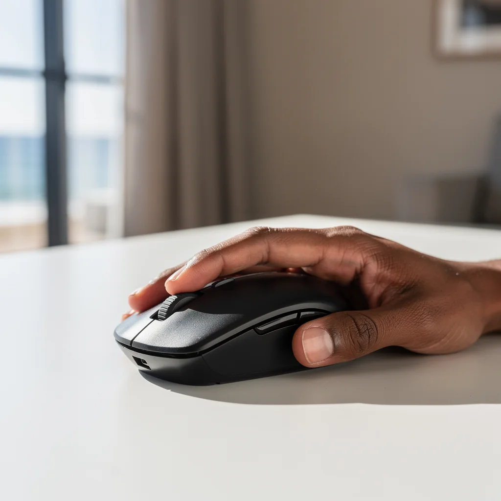 Silent Wireless Mouse — USB-C rechargeable